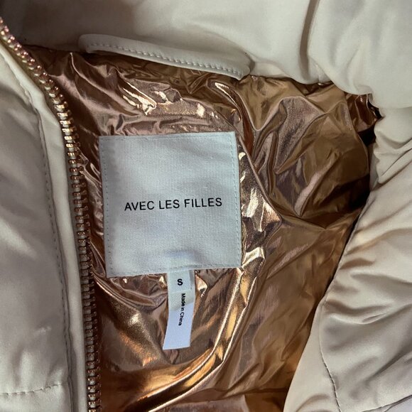New Avec Les Filles, Off White Puffer - Picture 3 of 5